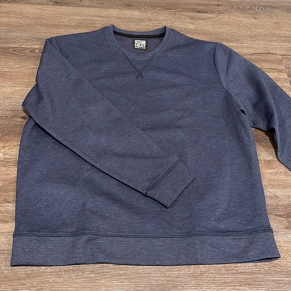 32 Degrees HEAT Men’s Blue Crewneck - L - Picture 1 of 4